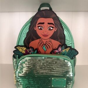 🌺 Loungefly Disney Moana Sequin Mini Backpack 🌺